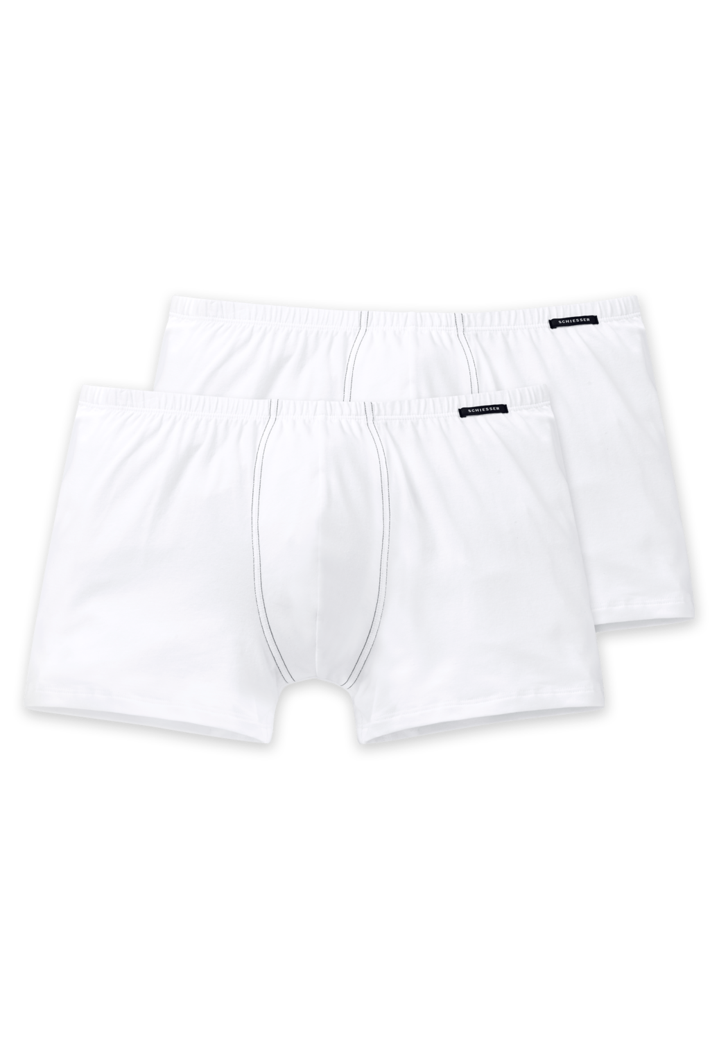 2 SCHIESSER Essentials Shorts Weiss