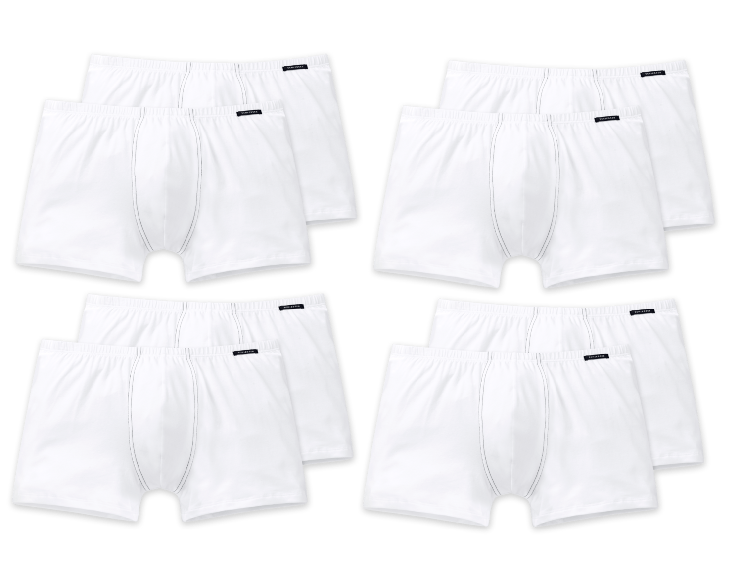 8 SCHIESSER Essentials Shorts Weiss