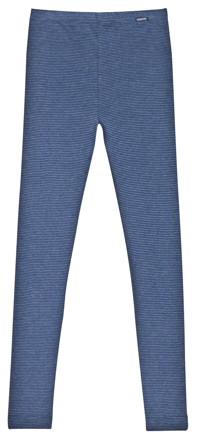 1 AMMANN JEANS Herren lange Unterhose Dunkelblau