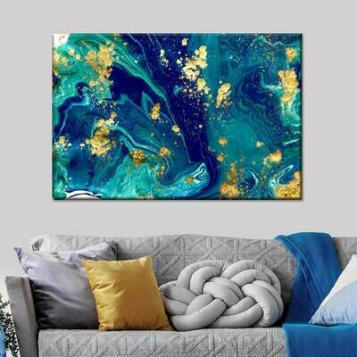 RESIN WALL ART - 1 PIECE RESIN - 12&quot; X 8&quot;