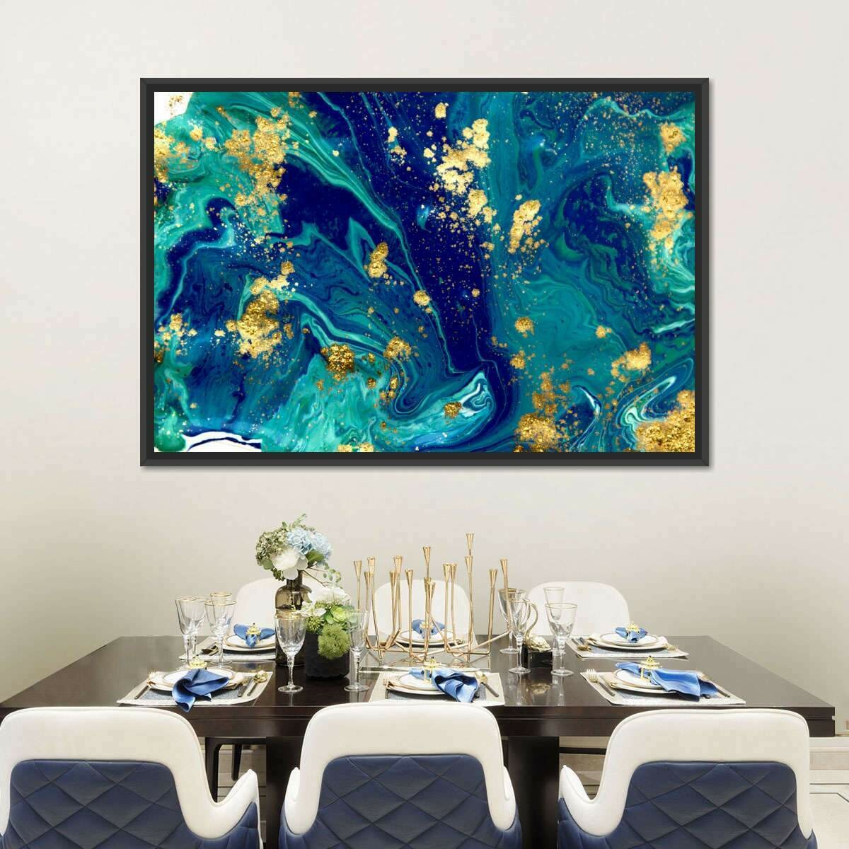 RESIN WALL ART - 1 PIECE FRAMED RESIN - 19&quot; X 13&quot;