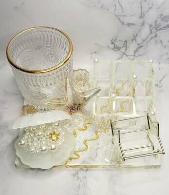 Resin Makeup Organizer Table decor