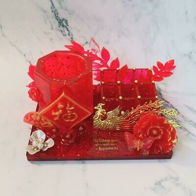 Resin Makeup Organizer Table decor