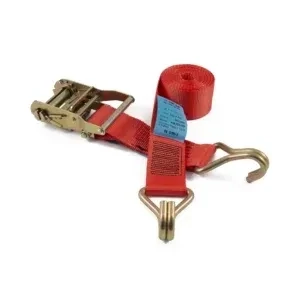3m, 2000kg, 50mm Ratchet Strap with Wire Claw Hook