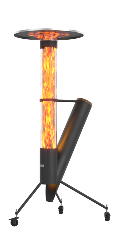 Carbon-Neutral patio heater