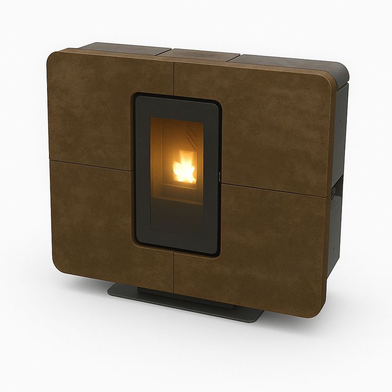 Pelletofen SlimQuadro Cristallo | 11.1 kW Pelletofen SlimQuadro Cristallo | 11.1 kW