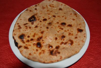CHAPATI BUTTER(Tandoori Rôti (Pâte non levée au beurre, farine complète)