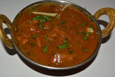 AGNEAU MADRAS (Curry d’agneau au sauce madras (relevé)