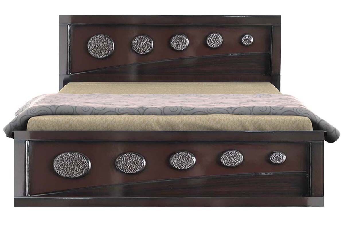 Classy Dark Colored Queen size bed