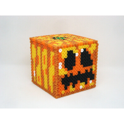 3D Cube - Minecraft Pumpkin