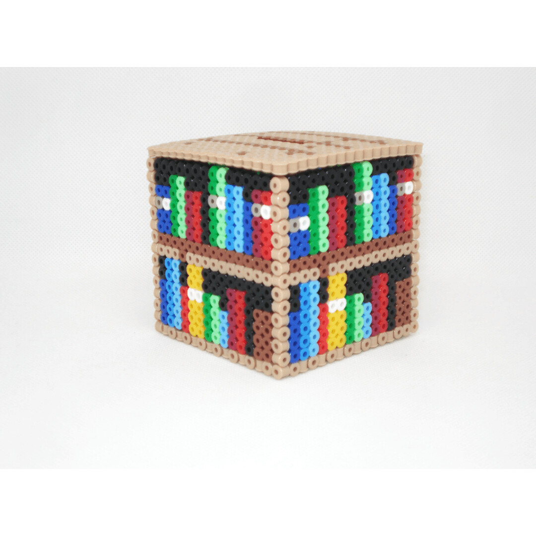 3D Cube - Minecraft Bookcase