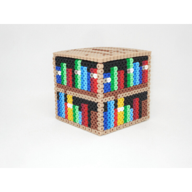 3D Cube - Minecraft Bookcase