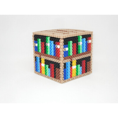 3D Cube - Minecraft Bookcase