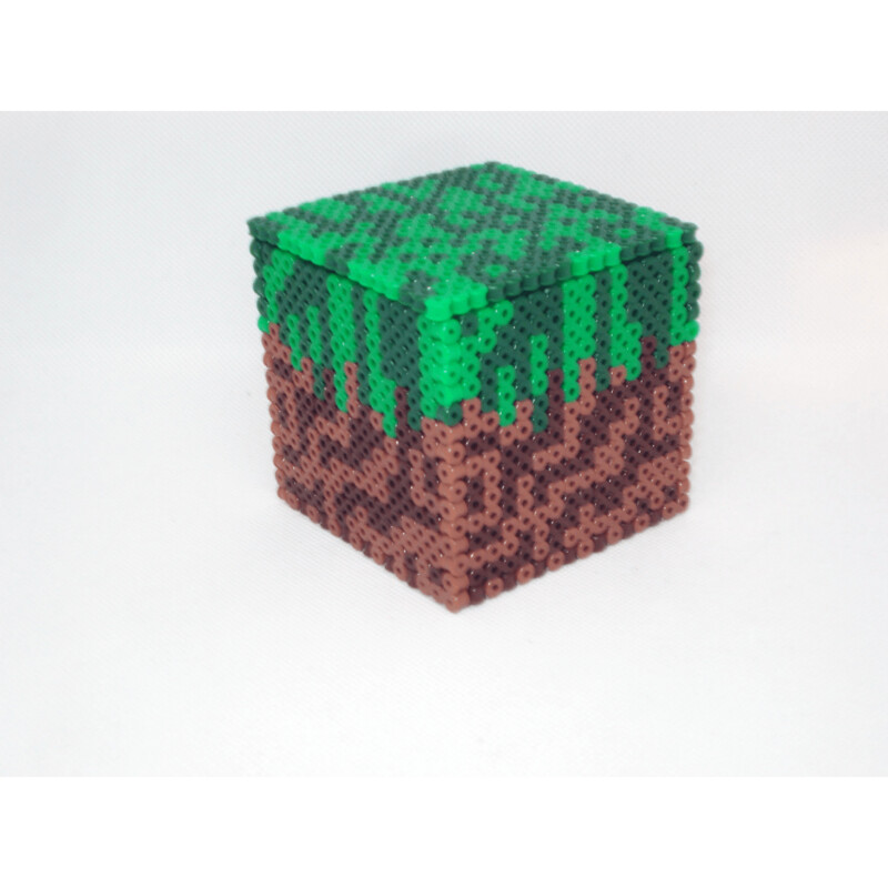 3D Cube - Minecraft Grass Block