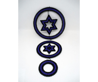 Mobile - Snowflake, black & purple