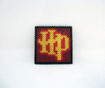 Coaster - Harry Potter logo (red & yellow)