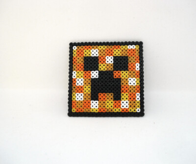 Coaster -  Minecraft, Creeper (orange)