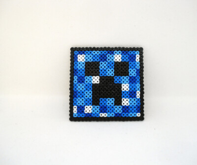 Coaster -  Minecraft, Creeper (blue)