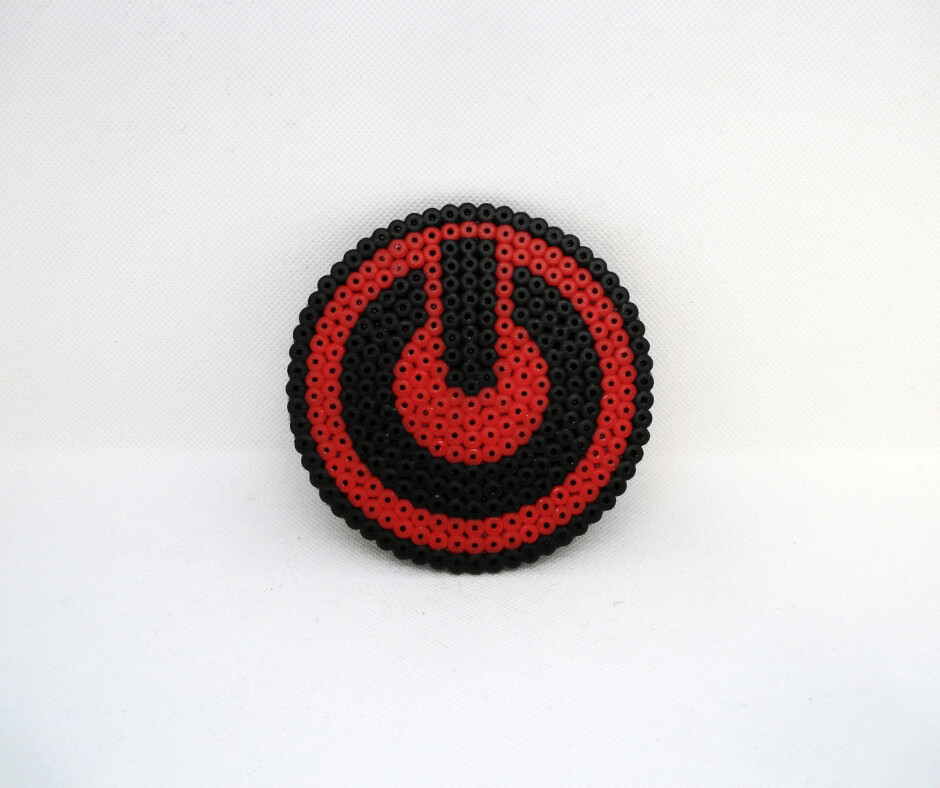 Coaster -  On/Off Switch (red)