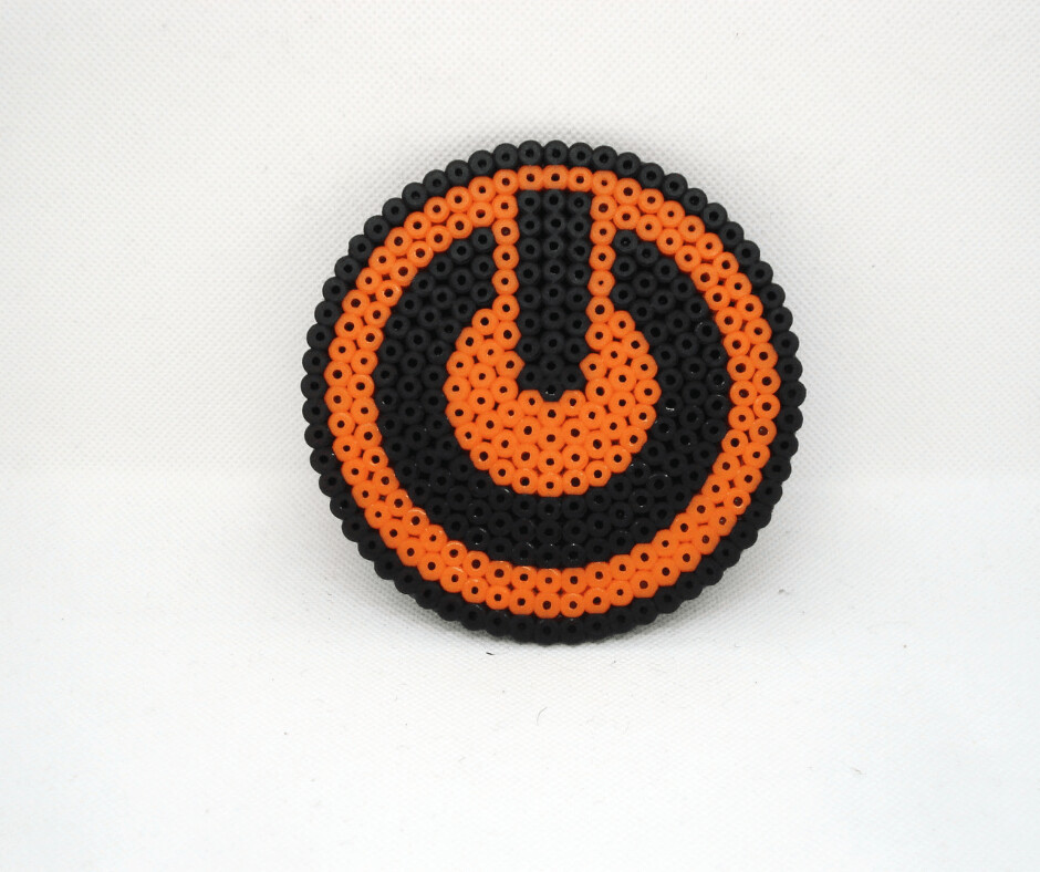 Coaster -  On/Off Switch (orange)