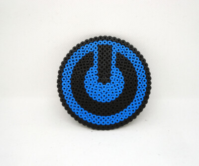 Coaster -  On/Off Switch (blue)