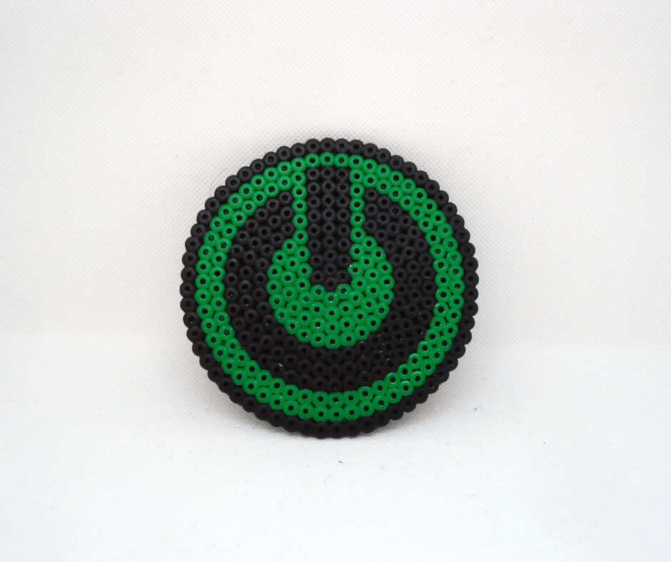 Coaster -  On/Off Switch (green)