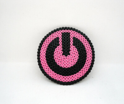 Coaster -  On/Off Switch (pink)