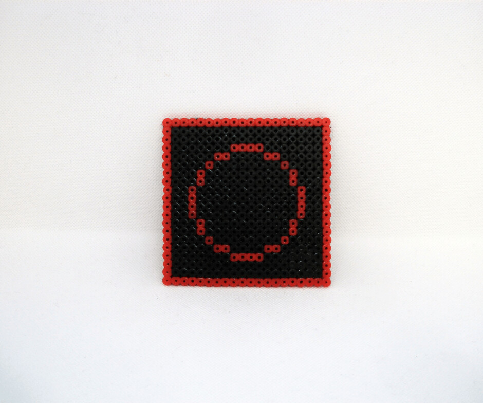 Coaster - Play Station Button, Circle