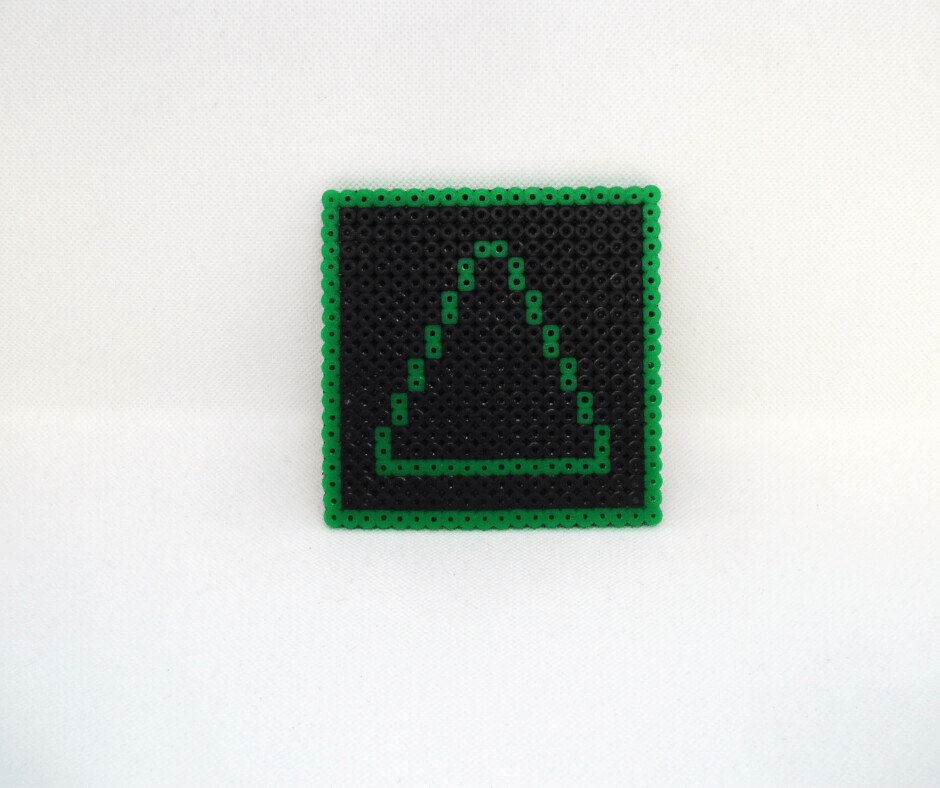 Coaster - Play Station Button, Triangle