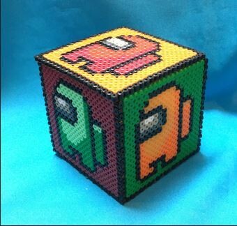 3D Cube - Among Us