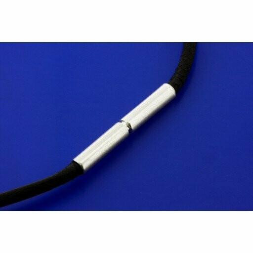 Lederband, Ø 2mm, versch. Farben, Bajonettverschluss, silber oder vergoldet Lederband, Ø 2mm, versch. Farben, Bajonettverschluss, silber oder vergoldet