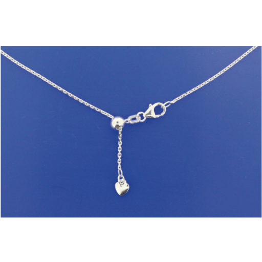 Silberkette ANKER DIAMENTIERT VARIO mit Herz Silberkette ANKER DIAMENTIERT VARIO mit Herz