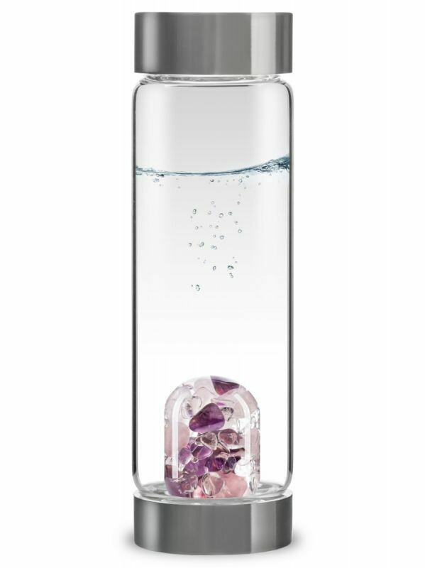 ViA Edelsteinflasche Wellness von VitaJuwel, Amethyst, Rosenquarz, Bergkristall ViA Edelsteinflasche Wellness von VitaJuwel, Amethyst, Rosenquarz, Bergkristall