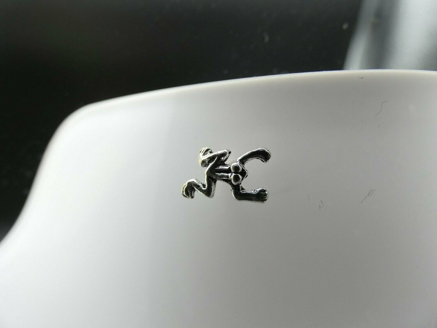 Ohrstecker Silber 925, Frosch