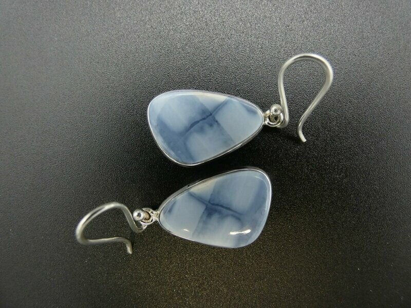 Ohrhänger Opal blau, mit Silberfassung 925 Ohrhänger Opal blau, mit Silberfassung 925