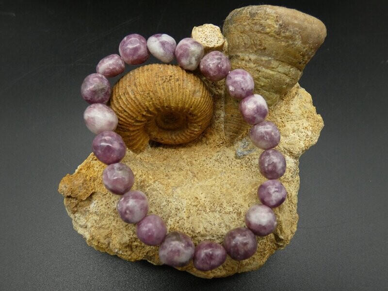 Armband Lepidolit, dehnbar Armband Lepidolit, dehnbar