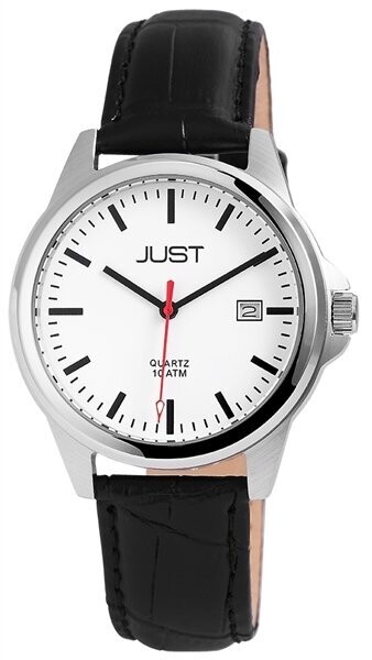 Herrenuhr analog, JUST, Datumsanzeige, Echtlederband, 10 atm Herrenuhr analog, JUST, Datumsanzeige, Echtlederband, 10 atm