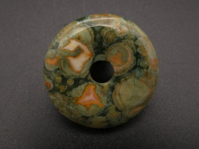 Rhyolit Donut, Durchmesser 3 cm Rhyolit Donut, Durchmesser 3 cm