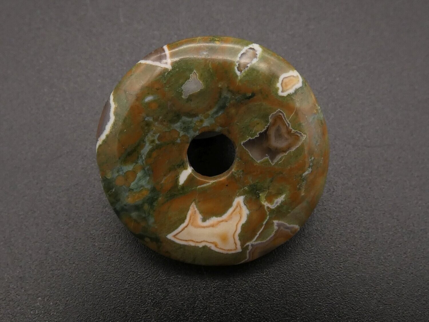 Rhyolit Donut, Durchmesser 3 cm