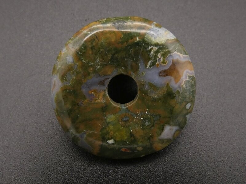 Rhyolit Donut, Durchmesser 3 cm Rhyolit Donut, Durchmesser 3 cm