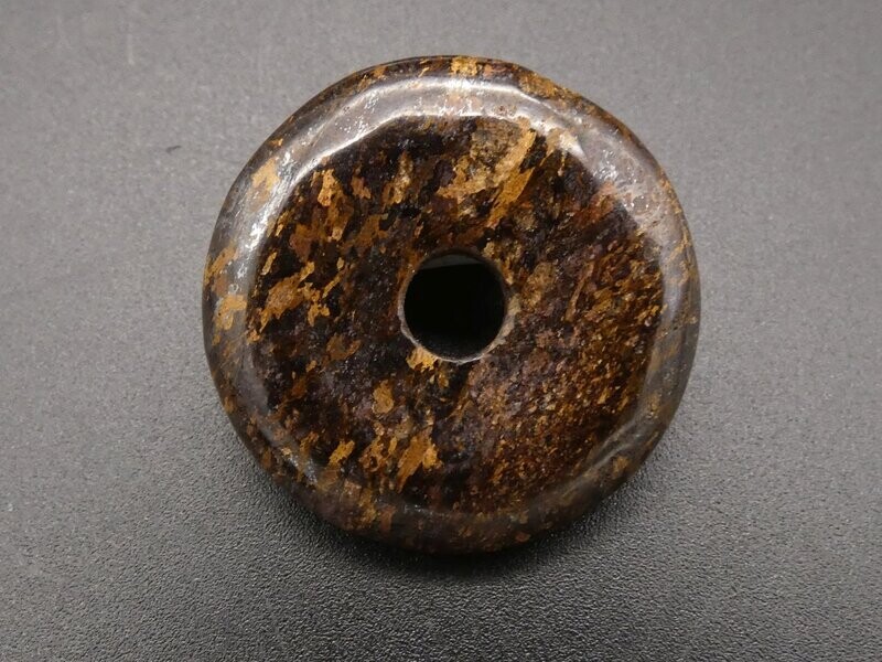 Bronzit Donut, Durchmesser 3 cm Bronzit Donut, Durchmesser 3 cm