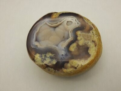 Chalcedon Geode, 7,2x6,3x6,3 cm, ca. 289 gr