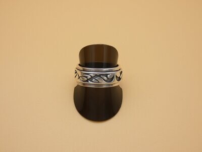 Ring Silber 925, Spinning Ring, drehbar, Größe 62-63, Gratisversand in D!
