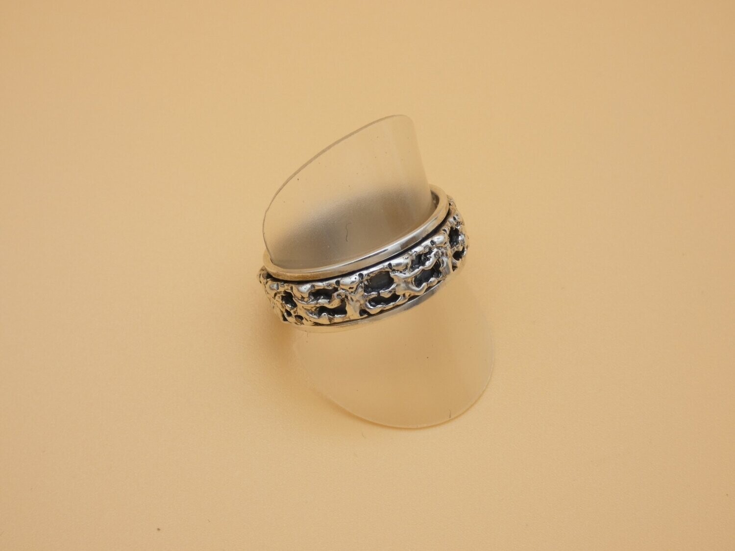 Ring Silber 925, Spinning Ring, Keltischer Knoten, drehbar, Größe 68, Gratisversand in D!