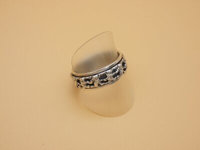 Ring Silber 925, Spinning Ring, Keltischer Knoten, drehbar, Größe 68, Gratisversand in D!