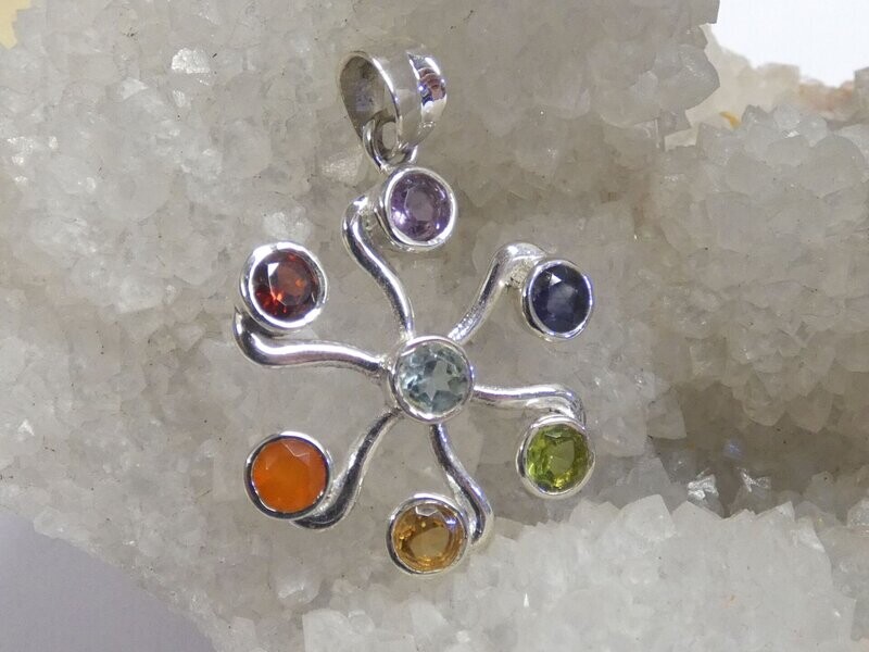 Chakra Anhänger, Rad, Silber 925, Gratisversand in D! Chakra Anhänger, Rad, Silber 925, Gratisversand in D!