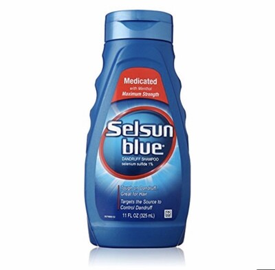 Selsun Blue Medicated Dandruff Shampoo Maximum Strength 11 oz