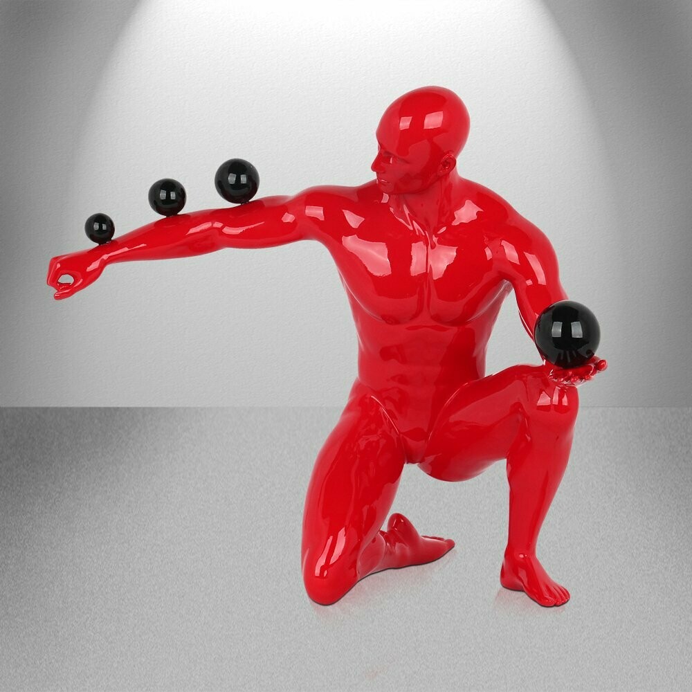 Andrea Giorgi - lim. ed. scultura Juggler rosso