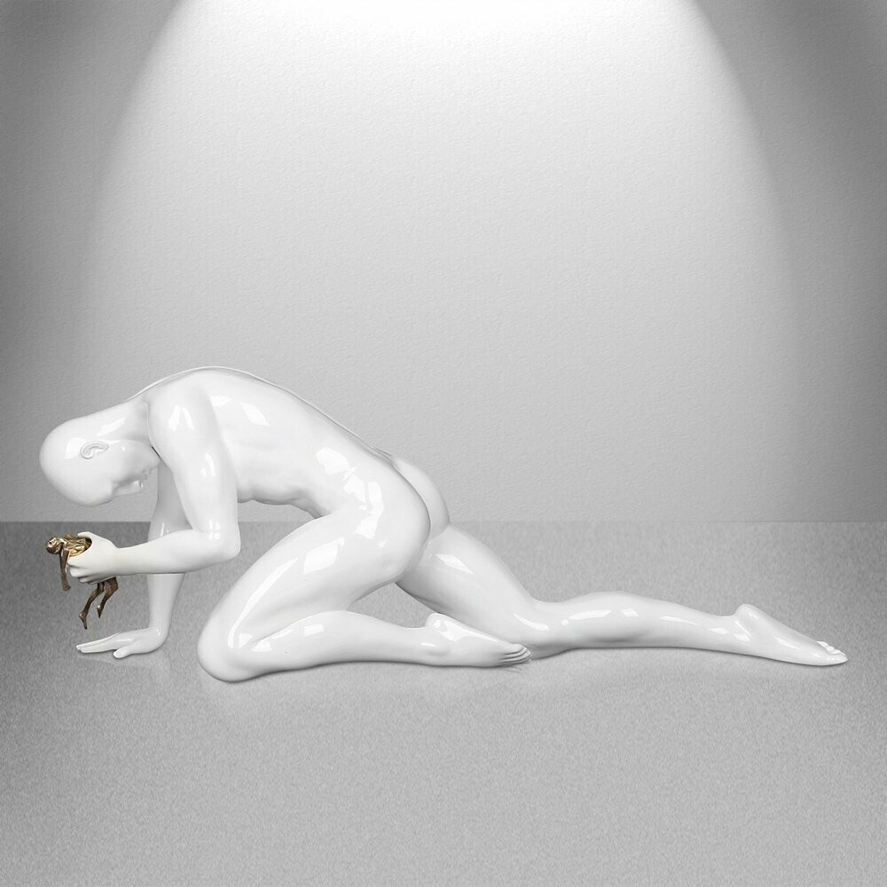 Andrea Giorgi - lim. ed. scultura Obsession bianco