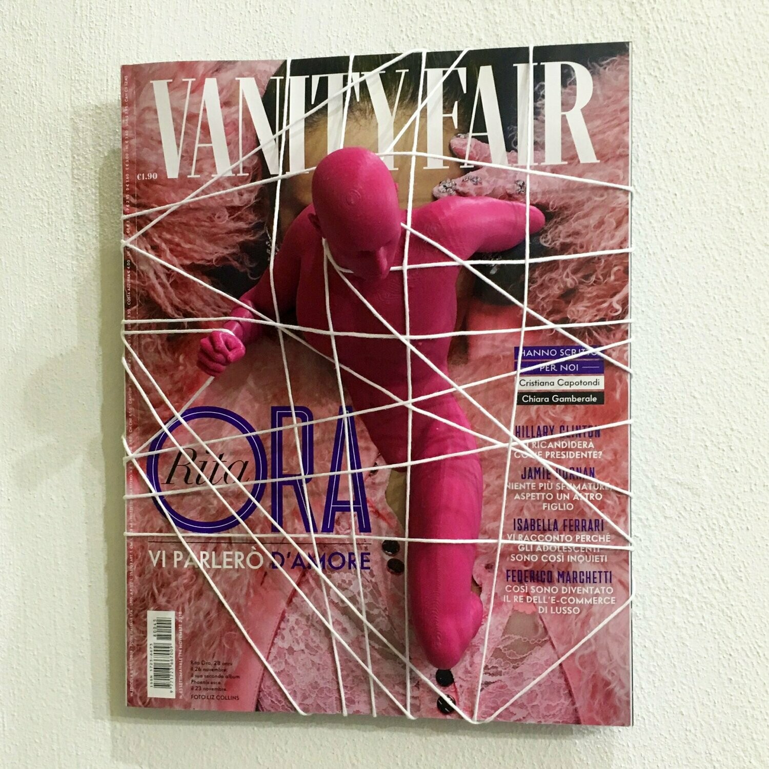 Andrea Giorgi - escape from... (Vanity fair) scultura da parete